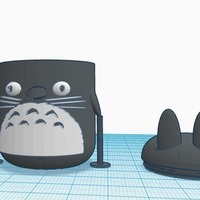 Small Totoro Egg Pod 3D Printing 80800