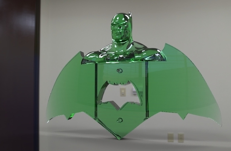 krypto batman light switches 3D Print 80922