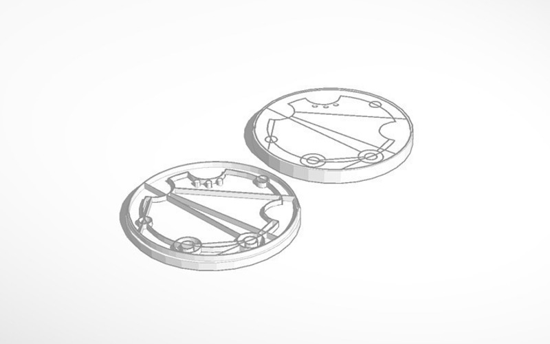 Gallifreyan Coins 3D Print 80951