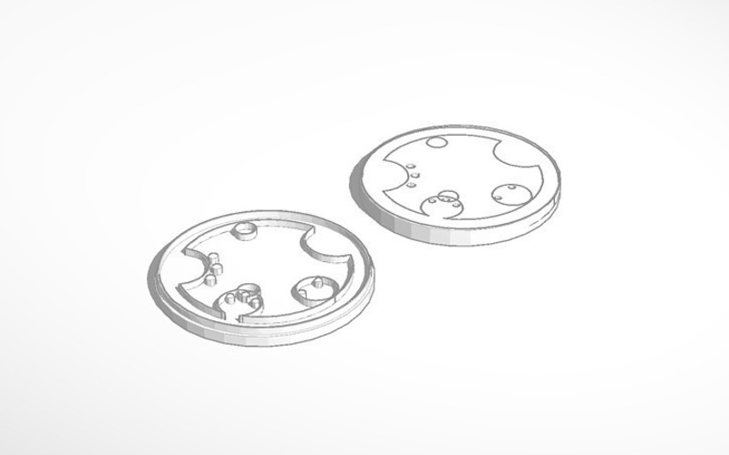 Gallifreyan Coins 3D Print 80953