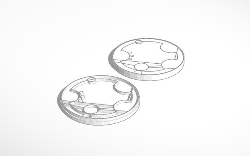 Gallifreyan Coins 3D Print 80955