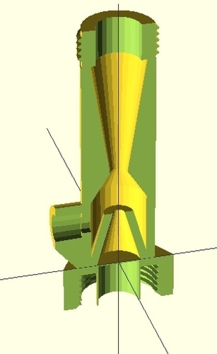 Garden hose venturi pump 3D Print 80979