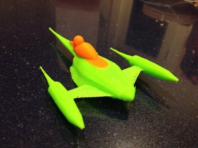 Naboo Fighter (fixed) 3D Print 80985