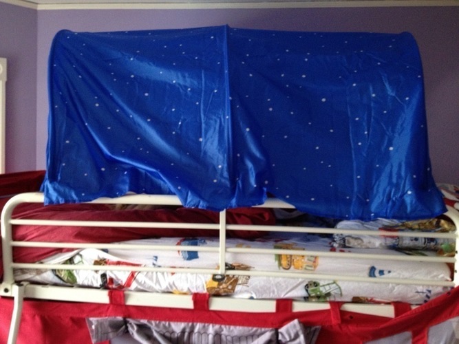 Ikea KURA bed tent clips for round bars