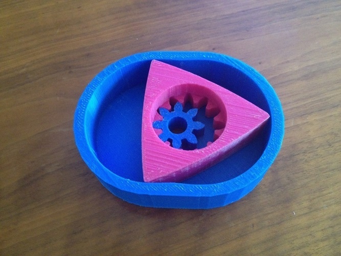 Wankel Rotary Engine Model 3D Print 81012