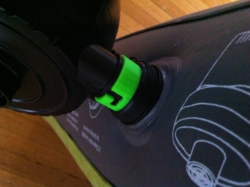 Parametric inflater nozzle