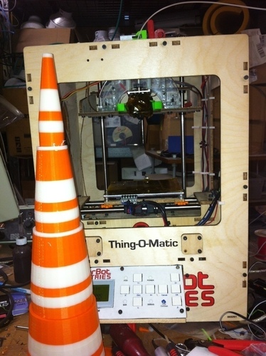 Collapsible Traffic Cone 3D Print 81059