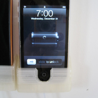 Small iPhone 3g/3gs wall mount dock 3D Printing 81062