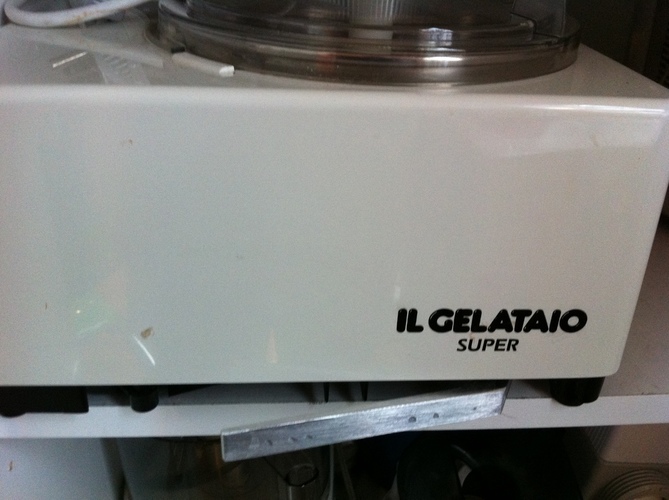 Simac Il Gelataio Super Ice Cream Maker Bowl Release Lever 3D Print 81097