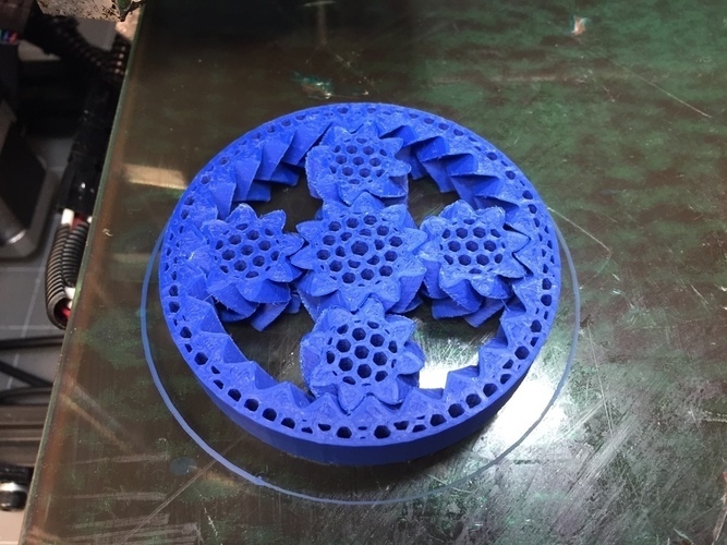 lugt punktum Sober 3D Printed My Customized Herringbone Planetary Gear/Bearing HONEYCOMB () by  Brian Boudreau | Pinshape