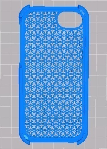 iPhone Case   - Overlapping Hexagons  3D Print 81107