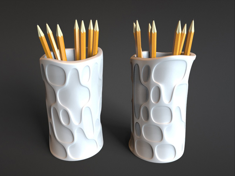 3D Printed custom Polygon Pencil Holder from $4.00