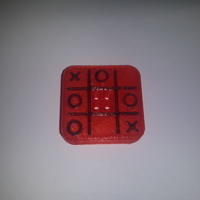 Small Tic-Tac-Toe button 3D Printing 81326