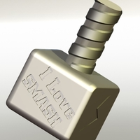 Thor Rattle www.antsdesigntm.com  ANTS 3D printer only US$200 - Thumbnail 1