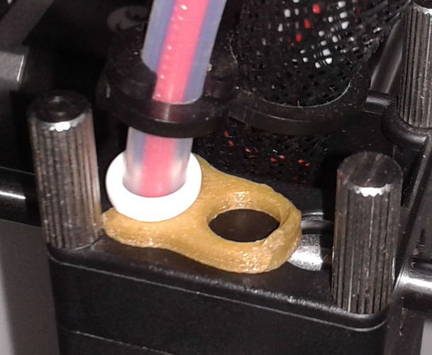 Adjustable Bowden clamp / shim redone 3D Print 81446