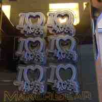 Small I Heart Magnets fridge magnet v3! 3D Printing 81452