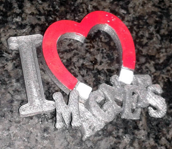 I Heart Magnets fridge magnet v3! 3D Print 81453