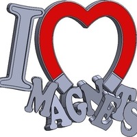 I Heart Magnets fridge magnet v3! - Thumbnail 3