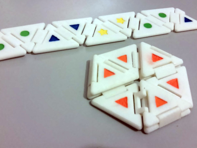 Trihexaflexagon Redesigned 3D Print 81468