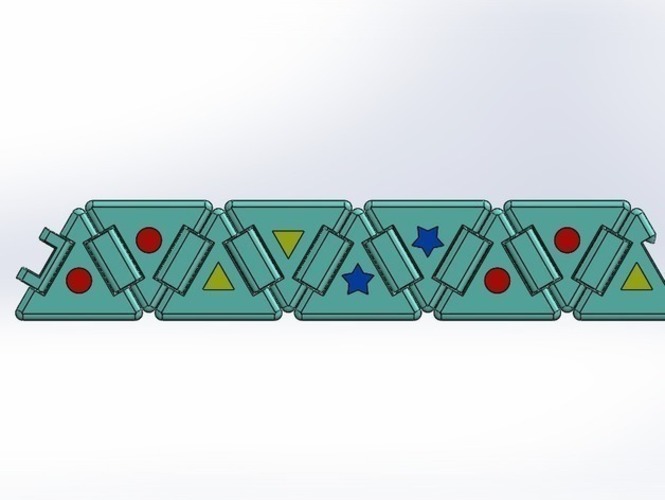 Trihexaflexagon Redesigned 3D Print 81470