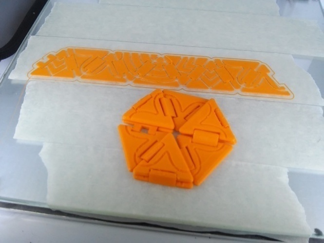 Trihexaflexagon Redesigned 3D Print 81474