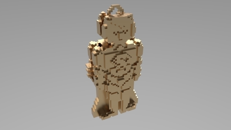 ​Voxel Batman VS Super Man