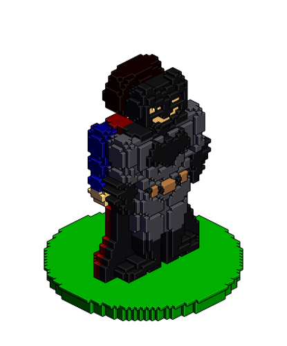 ​Voxel Batman VS Super Man 3D Print 81748