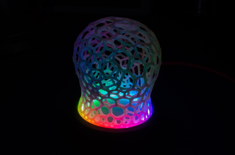 BLE Voronoi Feather Lamp (Meshmixed) 3D Print 81827