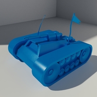 Small Tank Toy 3D Printing 81856