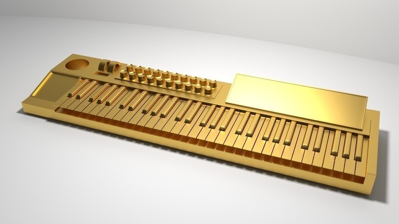 Synthesizer Keyring