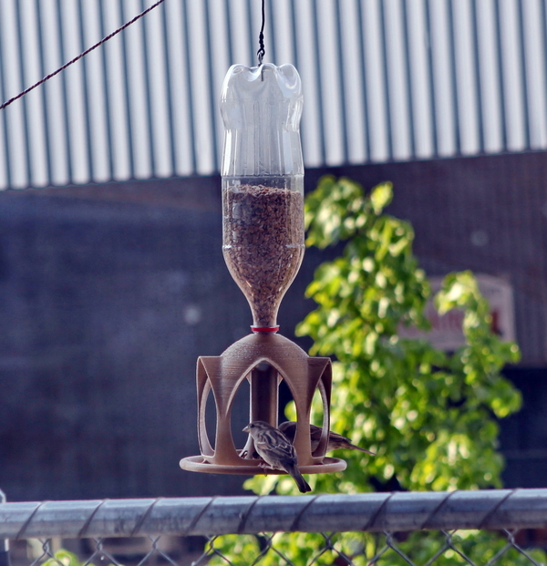 Medium Bird Feeder for PET Bottle, Bird House 3D Printing 81899