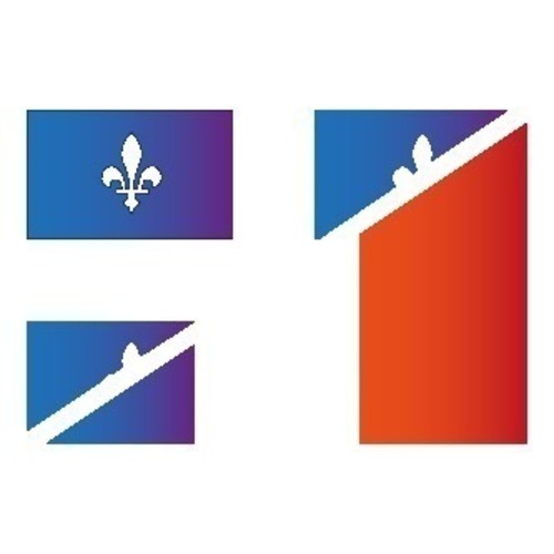 French Quebec Flag | Francais Quebec drapeau | Troadey Inc. 3D Print 81943