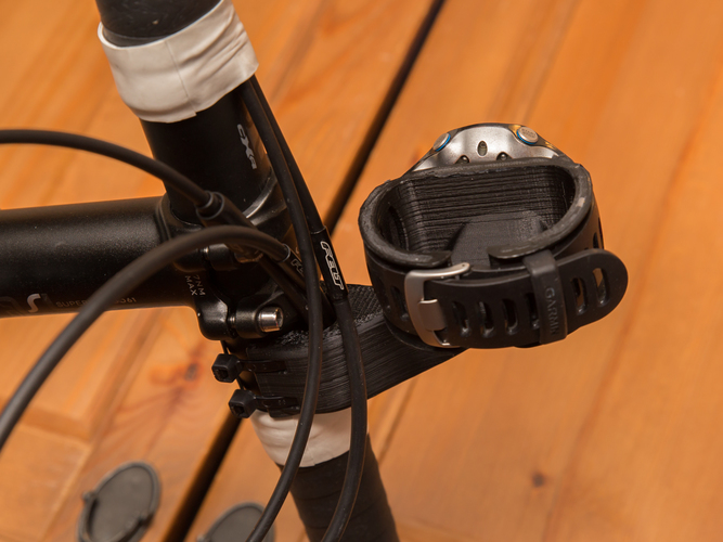 polar watch bike mount