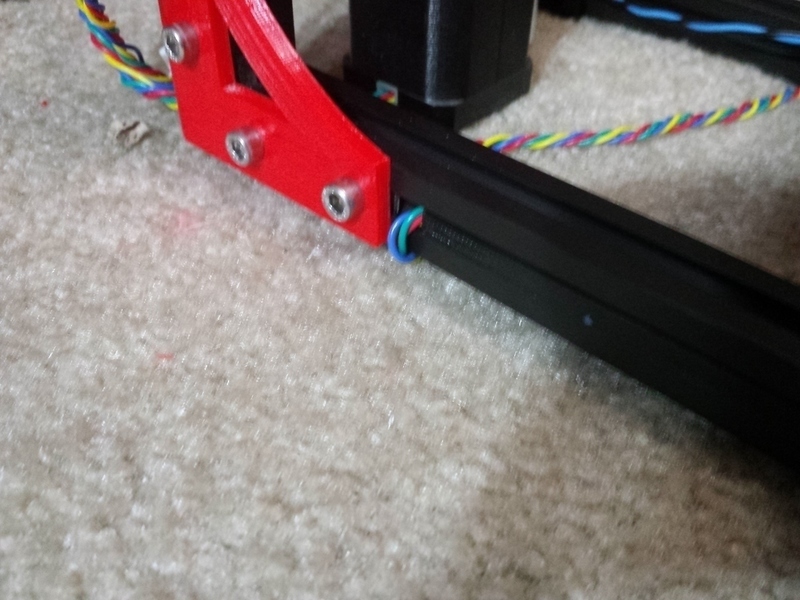 Misumi 2020 aluminum extrusion wire cover