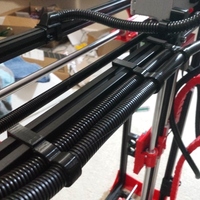 3/8" Wire conduit clip for 2020 aluminum extrusion. - Thumbnail 2