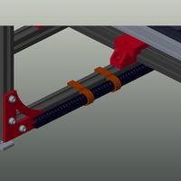 3/8" Wire conduit clip for 2020 aluminum extrusion. - Thumbnail 5