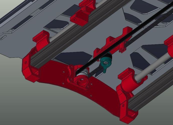 Belt tensioner for Lulzbot TAZ 3D Print 82026