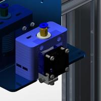E3D Hotend Mount for ORD Hadron with Bowden Extruder setup - Thumbnail 3