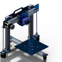 E3D Hotend Mount for ORD Hadron with Bowden Extruder setup - Thumbnail 4