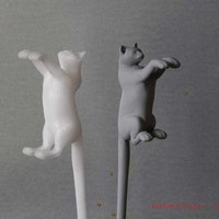 Dancing Cat Back Scratcher, Puppet and Toy - Thumbnail 1