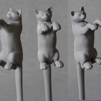Dancing Cat Back Scratcher, Puppet and Toy - Thumbnail 8