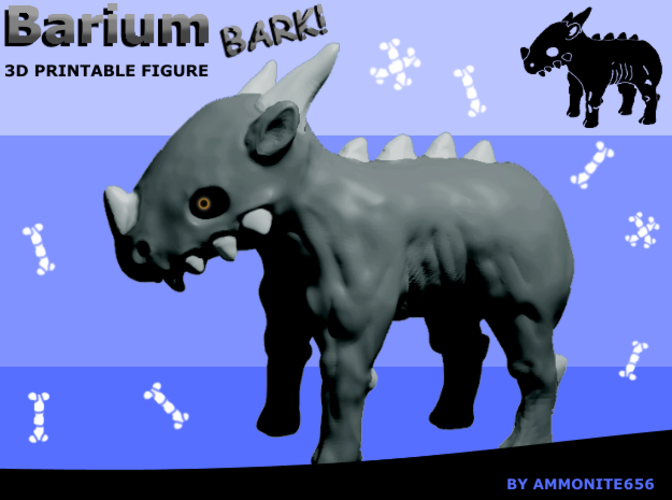  Barium Bark 3D Print 82181