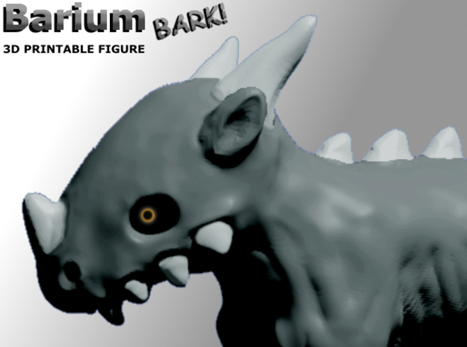  Barium Bark 3D Print 82182
