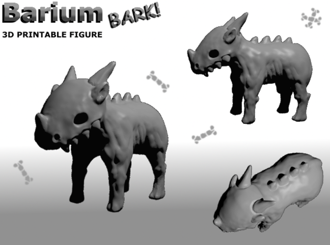  Barium Bark 3D Print 82183