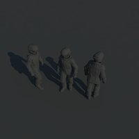 humanoid robot 25mm - Thumbnail 2