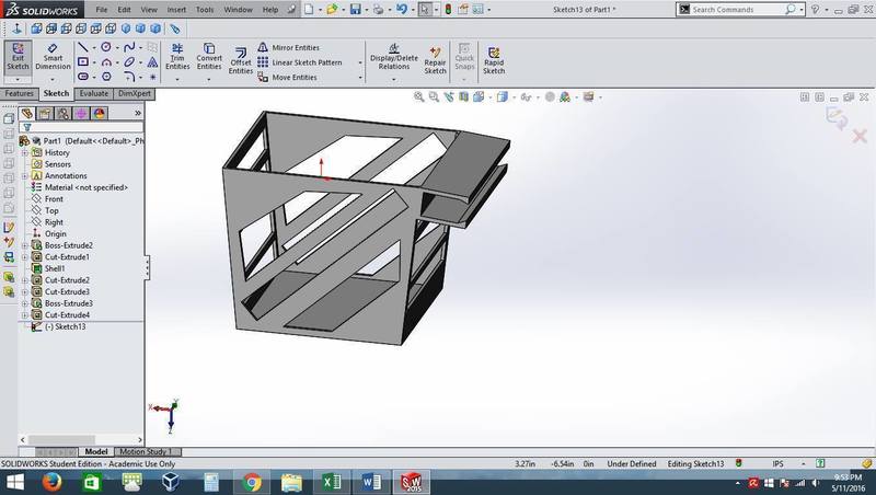 Desktop Clip Trash Bin