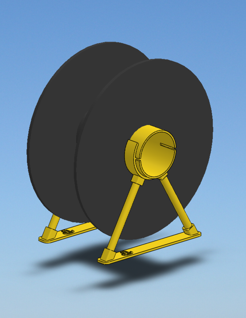 Standing Hinge for a Filament Spool - Pinshape