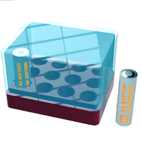 12 Pack AA Battery Organizer - Thumbnail 2