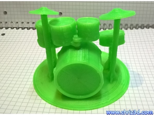 Medium drum set model 3D Printing 82420