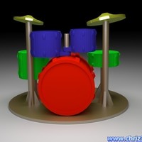 drum set model - Thumbnail 2